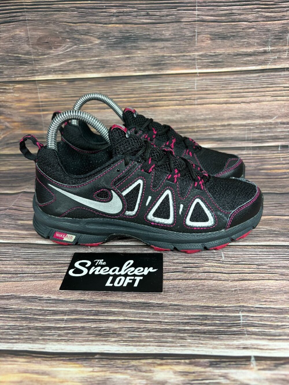 Nike Air Alvord 10 Women's Black Athletic Trail Running Shoes Size 6